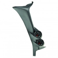 AUTOMETER GAUGE PILLAR KIT,0-35 PSI/2000F,99-07 FORD SUPERDUTY,SPEK-PRO,BLACK DIAL,BLACK BEZEL,FLAT ANTIGLARE LENS # P72010