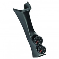AUTOMETER GAUGE PILLAR KIT,0-60 PSI/0-2000F,08-10 FORD SUPERDUTY,SPEK-PRO,BLACK DIAL,BLACK BEZEL,FLAT ANTIGLARE LENS # P72011