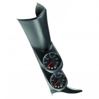 AUTOMETER GAUGE PILLAR KIT,0-35 PSI/2000F,01-07 GM FULL-SIZE TRUCK,W/O SPEAKER,SPEK-PRO,BLACK DIAL,BLACK BEZEL,FLAT ANTIGLARE LENS # P72020