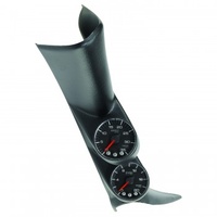AUTOMETER GAUGE PILLAR KIT,0-35 PSI/2000F,01-07 GM FULL-SIZE TRUCK,W/ SPEAKER,SPEK-PRO,BLACK DIAL,BLACK BEZEL,FLAT ANTIGLARE LENS # P72021