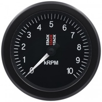AUTOMETER GAUGE TACHOMETER,SPORT,88MM,BLACK,0-10K RPM # ST100-010