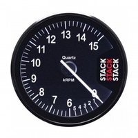 AUTOMETER GAUGE TACHOMETER,CLUBMAN,80MM,BLACK,0-6-15K RPM # ST200-0615