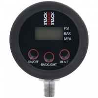 AUTOMETER GAUGE GAUGE HEAD ONLY,TIRE PRESS,50 PSI / 3.45 BAR,PRECISION DIGITAL,BACKLIT W/ MEM # ST262167