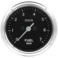 AUTOMETER GAUGE FUEL PRESS,PRO STEPPER MOTOR,52MM,CLASSIC,0-7 BAR,M10 MALE # ST3305C