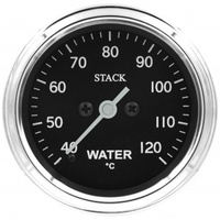 AUTOMETER GAUGE WATER TEMP,PRO STEPPER MOTOR,52MM,CLASSIC,40-120ºC,1/8" NPTF MALE # ST3307C