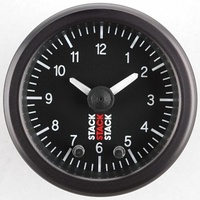 AUTOMETER GAUGE ANALOG CLOCK,BLK # ST3317
