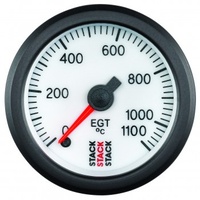 AUTOMETER GAUGE EXHAUST GAS TEMP,PRO STEPPER MOTOR,52MM,WHT,0-1100C # ST3363