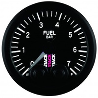 AUTOMETER GAUGE 52MM FUEL PRESS,PRO-CONTROL,0-7 BAR,STEPPER MOTOR,M10 MALE,STACK BLK # ST3505