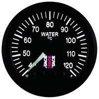 AUTOMETER GAUGE WATER TEMP,PRO-CONTROL,52MM,BLK,40-120C,1/8" NPTF MALE # ST3507