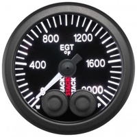 AUTOMETER GAUGE EXHAUST GAS TEMP,PRO-CONTROL,52MM,BLK,0-2000F # ST3514