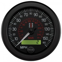 AUTOMETER GAUGE 88MM SPEEDOMETER,0-160 MPH / 260 KM/H,STACK BLK # ST3801