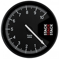 AUTOMETER GAUGE TACHOMETER,PROFESSIONAL,ACTION REPLAY,125MM,BLK,0-10K RPM # ST430-010