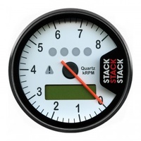 AUTOMETER GAUGE DISPLAY TACHOMETER,WHITE,0-8K RPM # ST700SR-B