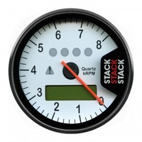 AUTOMETER GAUGE DISPLAY TACHOMETER,WHITE,0-8K RPM # ST700SR-B