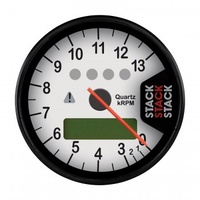 AUTOMETER GAUGE DISPLAY TACHOMETER,WHITE,0-3-13K RPM # ST700SR-O
