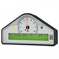 AUTOMETER GAUGE RACE DISPLAY,PRE-CONFIGURED,WHITE,0-8K RPM (PSI,DEG. F,MPH) # ST8100-B