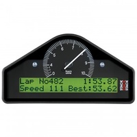 AUTOMETER GAUGE RACE DISPLAY,PRE-CONFIGURED,BLACK,0-4-10K RPM (BAR,DEG. C,KM/H) # ST8100-F-EC