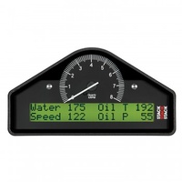 AUTOMETER GAUGE ACTION REPLAY DASH,BLK,0-8K RPM (PSI,DEG. F,MPH) # ST8100AR-A