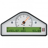 AUTOMETER GAUGE STREET DASH,WHT,0-8K RPM (BAR,DEG. C,KM/H) # ST8130-B-EC
