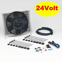 DAVIES CRAIG Transmission Oil Cooler 23 Plate & 8" Fan Combo 24V (694)