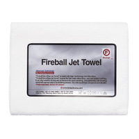 Fireball Jet Microfibre Interior and Glass Towel White - 60x42cm