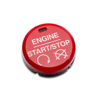 Ford Performance M-10B776-MR Red Starter Button (Mustang GT/EcoBoost 2015+)