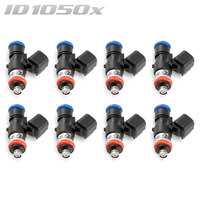 ID1050-XDS Injectors Set of 8, 34mm Length, 14mm Top O-Ring, 15mm Lower O-Ring - Holden/HSV/GM LS3/LS7/LS9/LSA