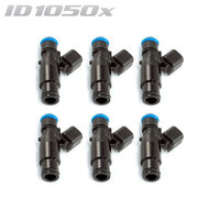 ID1050-XDS Injectors Set of 6, 48mm Length, 14mm Top O-Ring, 14mm Lower Adaptor
