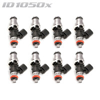 ID1050-XDS Injectors Set of 8, 48mm Length, 14mm Grey Adaptor Top, 15mm Lower O-Ring - Holden/HSV/GM LS2