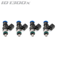 ID1300-XDS Injectors Set of 4, 34mm Length, 14mm Top O-Ring, 14mm Lower O-Ring