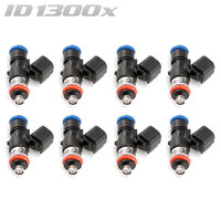 ID1300-XDS Injectors Set of 8, 34mm Length, 14mm Top O-Ring, 15mm Lower O-Ring - Holden/HSV/GM LS3/LS7/LS9/LSA