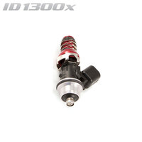 ID1300-XDS Injector Single, 48mm Length, 11mm Red Adaptor Top, Honda Lower Adaptor