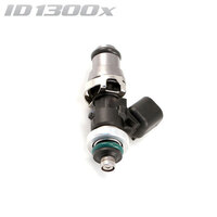 ID1300-XDS Injector Single, 48mm Length, 14mm Grey Adaptor Top, Nissan VR Lower Adaptor