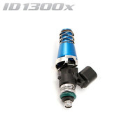 ID1300-XDS Injector Single, 60mm Length, 11mm Blue Adaptor Top, 14mm Lower O-Ring/11mm Machine O-Ring Retainer