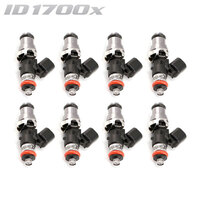 ID1700-XDS Injectors Set of 8, 48mm Length, 14mm Grey Adaptor Top, 15mm Lower O-Ring - Holden/HSV/GM LS2