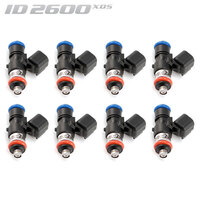 ID2600-XDS Injectors Set of 8, 34mm Length, 14mm Top O-Ring, 15mm Lower O-Ring - Holden/HSV/GM LS3/LS7/LS9/LSA