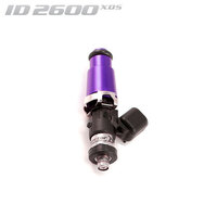 ID2600-XDS Injector Single, 60mm Length, 14mm Purple Adaptor Top, Denso Lower Cushion