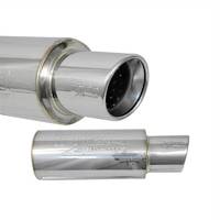 Injen SES300C 76MM Universal Muffler 3" Inlet - Polished Tip