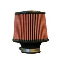 Injen X-1012-BR 8-Layer Oiled Cotton Gauze Air Filter  2.5" Flange ID, 6" Base / 5" Media Height / 5