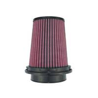Injen X-1112-BR 8-Layer Oiled Cotton Gauze Air Filter 4" Flange ID, 6.0" Twist Lock Base / 6.30" Me