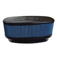 Injen X-1131-BB SuperNano-Web Air Filter 8.725" x 3.940 Oval ID / 10.375" x 5.590" Oval Base / 3.10