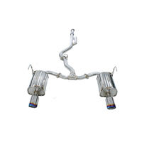 Invidia Q300 Cat Back Exhaust w/ Rolled Tips for (WRX Wagon VB 22+)