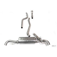 IPE (STAINLESS)EXHAUST SYSTEM Front Pipe + Mid Pipe + Valvetronic Muffler+ OBDii G05 X5 40i(2018-on)**Cannot fit OPF.