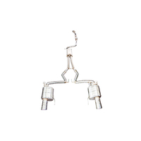 IPE (STAINLESS)EXHAUST SYSTEM Mid-pipe+Valve Muffler+Remote CTRL Module+Tips(Chrome Silver) Ford Mustang 2.3T (MK6)EcoBoost (2015 - ON)NOT fit OPF.