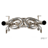 IPE (STAINLESS)EXHAUST SYSTEM Valvetronic Muffler + Tips( Titanium Polished Silver) Lamborghini Huracán  Performante(2019 - ON)