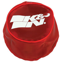 K&N 22-2042PR Air Filter Wrap DRYCHARGER WRAP; ROUND, TAPERED RED
