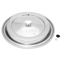 K&N 85-6846 Top Plate CHROME TOP,SINGLE HOLE W/K&N