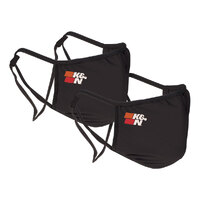K&N 88-0500BK Face Cover, Black, 2 Pack