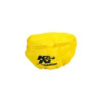 K&N E-2510PY Air Filter Wrap PRECHARGER WRAP, YELLOW, CUSTOM