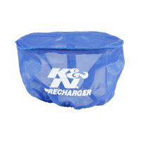 K&N E-3190PL Air Filter Wrap PRECHARGER WRAP, BLUE, CUSTOM